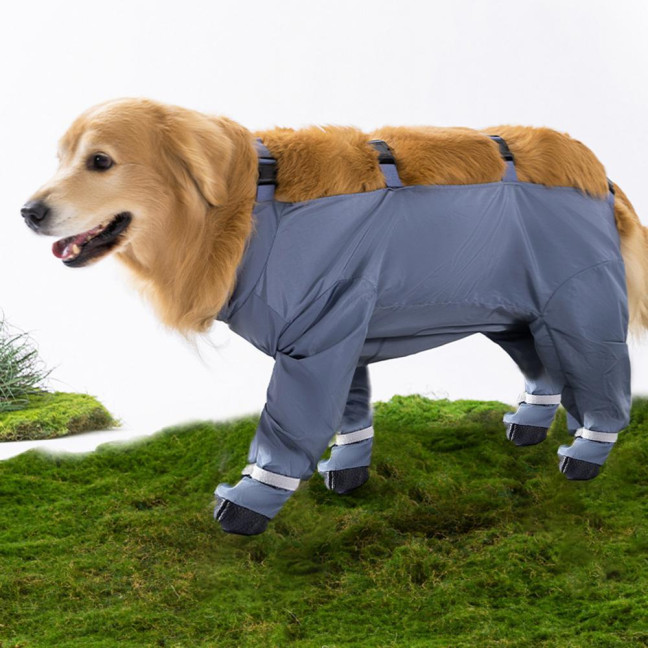Waterproof Dog Boots Pet Strolling Going Out Pants Pet Leggings And Shoes Outdoor Paw Protector for Rainy Days Snow Trails Mud Parks