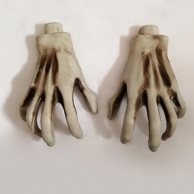 Halloween Skeleton Hands Realistic Plastic Skeleton Human Hands Model for Halloween Themed Party Decoration 