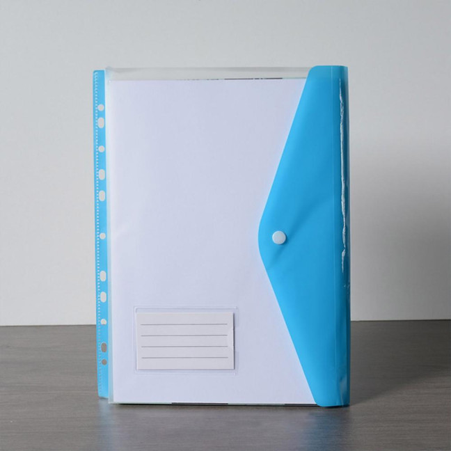 6 Pcs A4 Plastic Binder Pockets for 11 Ring Binder Letter Size Document Organizer Loose Leaf File Folder Pouch with Snap Button And Label Pocket 6 Pcs A4 Plastic Binder Pockets for 11 Ring Binder Letter Size Document Organizer Loose Leaf File Folder Pouch with Snap Button And Label Pocket