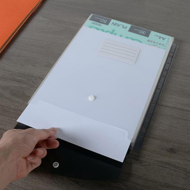 6 Pcs A4 Plastic Binder Pockets for 11 Ring Binder Letter Size Document Organizer Loose Leaf File Folder Pouch with Snap Button And Label Pocket 6 Pcs A4 Plastic Binder Pockets for 11 Ring Binder Letter Size Document Organizer Loose Leaf File Folder Pouch with Snap Button And Label Pocket