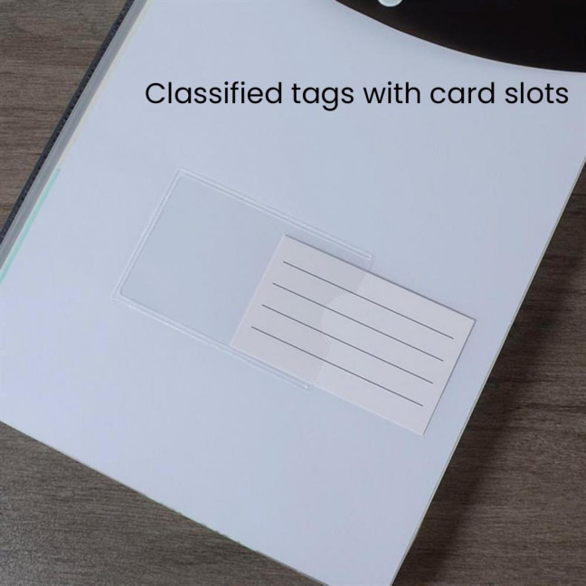 6 Pcs A4 Plastic Binder Pockets for 11 Ring Binder Letter Size Document Organizer Loose Leaf File Folder Pouch with Snap Button And Label Pocket 6 Pcs A4 Plastic Binder Pockets for 11 Ring Binder Letter Size Document Organizer Loose Leaf File Folder Pouch with Snap Button And Label Pocket