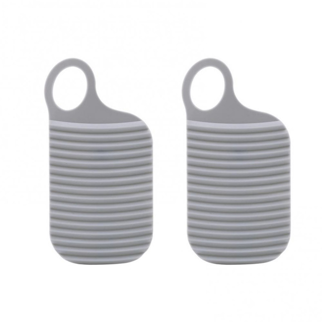 2/3Pcs Mini Washing Board Ergonomic Handle Lightweight Thickened Non-slip Portable Travel Handheld Underwear Sock Towel Laundry Washing Board 