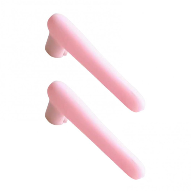 2Pcs Silicone Door Handle Covers Universal Anti-Collision Anti-Static Safety Door Lever Grip Handle Cover Bumper Protectors Cushions 