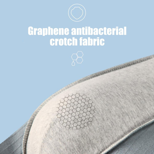 Men Boxer Underwear Elastic Mid-Waist Design U-Convex Shorts Briefs Patchwork Color Ribbed U-Convex Panties