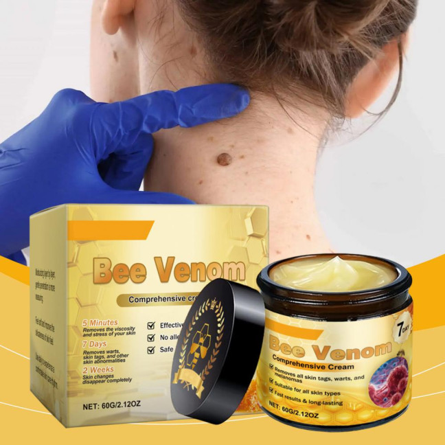 Bee Venom Skin Care Cream Moisturizing & Nourishing Face Cream Non-Greasy Fast-absorbing Moisturizer for Smooth Soft Skin