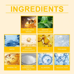 Bee Venom Skin Care Cream Moisturizing & Nourishing Face Cream Non-Greasy Fast-absorbing Moisturizer for Smooth Soft Skin