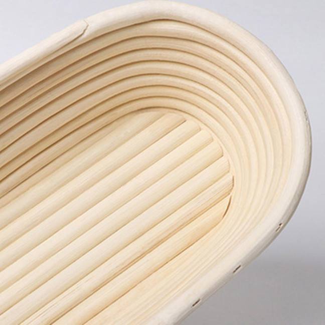 Bread Proofing Basket with Liner Oval Round Banneton Dough Proofing Bowls Handmade Sourdough Bread Rattan Fermentation Basket Baking Supplies