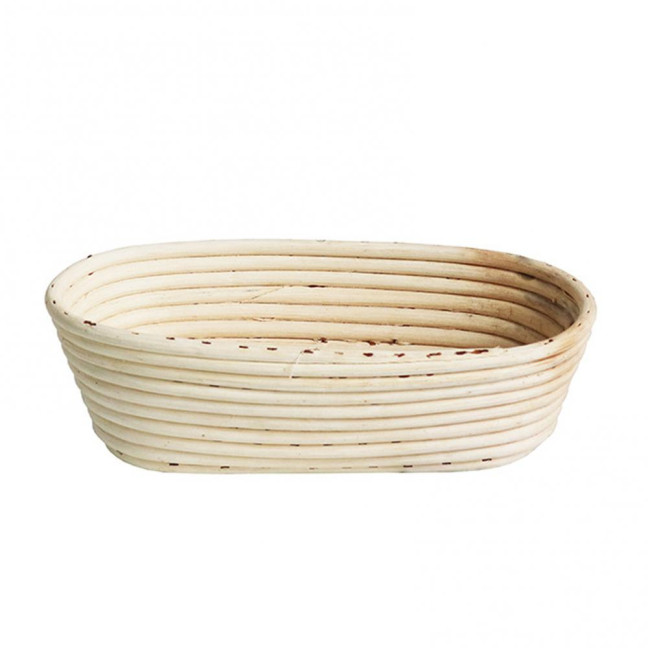 Bread Proofing Basket with Liner Oval Round Banneton Dough Proofing Bowls Handmade Sourdough Bread Rattan Fermentation Basket Baking Supplies