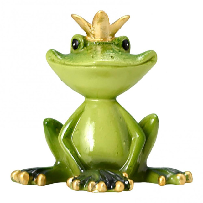 Yoga Frog Figurine Resin Couple Frog Ornament Collectible Desktop Frog Statue for Frog Lovers Gift Home Office Decoration