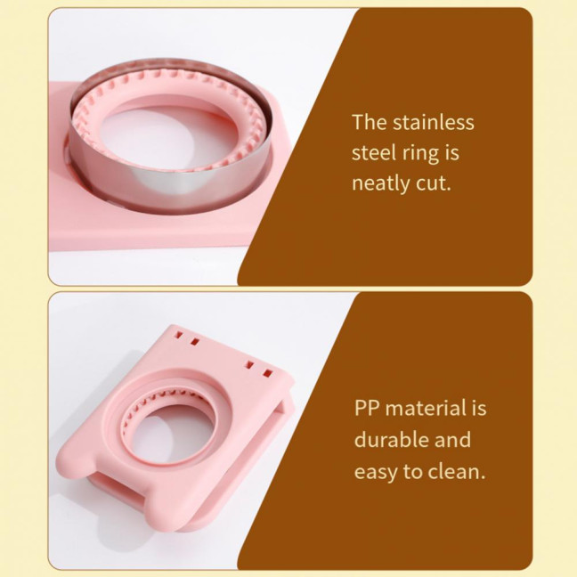 Sandwich Cutter And Sealer Pocket Sandwiches Maker Stainless Steel Blades Sandwich Cutting Tools for Kids 