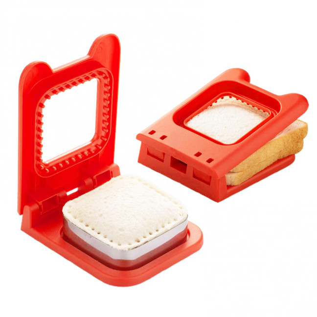 Sandwich Cutter And Sealer Pocket Sandwiches Maker Stainless Steel Blades Sandwich Cutting Tools for Kids 