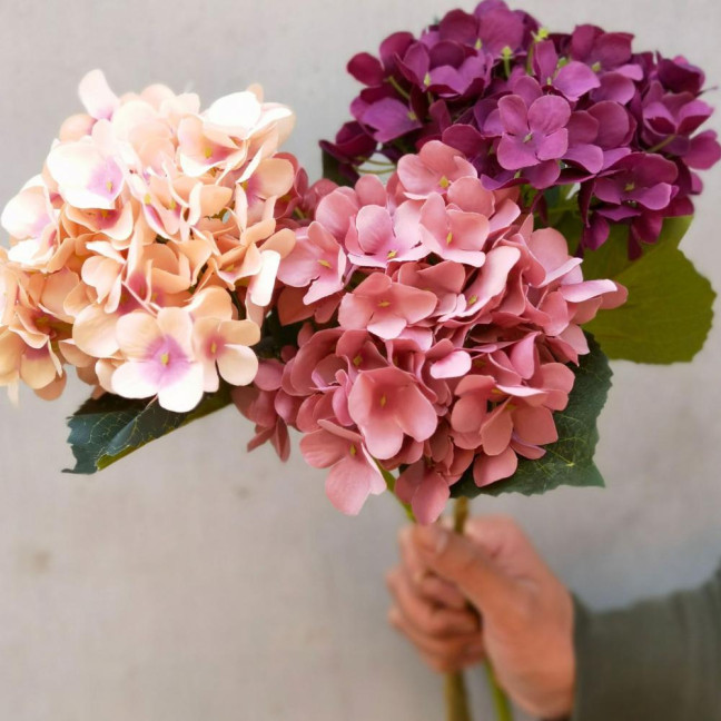 Artificial Hydrangea UV Resistant Fake Silk Flower Home Wedding Party Baby Shower Table Centerpiece Indoor Outdoor Faux Bloom Decoration Artificial Hydrangea UV Resistant Fake Silk Flower Home Wedding Party Baby Shower Table Centerpiece Indoor Outdoor Faux Bloom Decoration