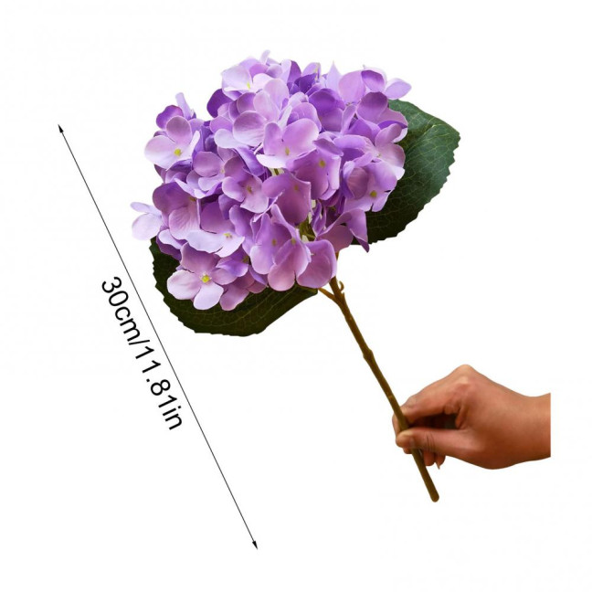 Artificial Hydrangea UV Resistant Fake Silk Flower Home Wedding Party Baby Shower Table Centerpiece Indoor Outdoor Faux Bloom Decoration Artificial Hydrangea UV Resistant Fake Silk Flower Home Wedding Party Baby Shower Table Centerpiece Indoor Outdoor Faux Bloom Decoration