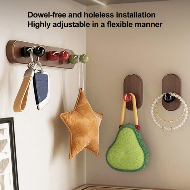 Towel Hooks Heavy Duty Adhesive Wall Hooks Strong Load-bearing Simple Installation Space-Saving Organizer Towel Key Holders