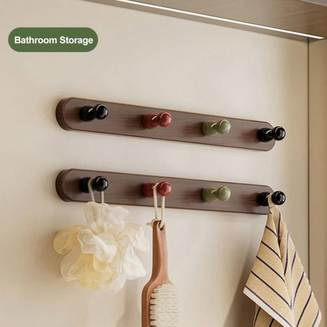 Towel Hooks Heavy Duty Adhesive Wall Hooks Strong Load-bearing Simple Installation Space-Saving Organizer Towel Key Holders