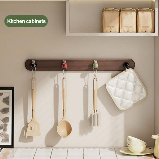 Towel Hooks Heavy Duty Adhesive Wall Hooks Strong Load-bearing Simple Installation Space-Saving Organizer Towel Key Holders