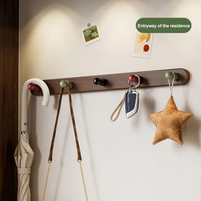 Towel Hooks Heavy Duty Adhesive Wall Hooks Strong Load-bearing Simple Installation Space-Saving Organizer Towel Key Holders