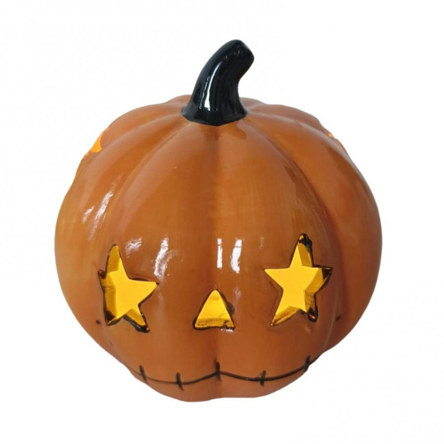 Halloween Ceramic Cat Pumpkin Figurine Carved Cat Pumpkin Tabletop Tealight Candle Holder for Indoor Home Party Decor Halloween Ceramic Cat Pumpkin Figurine Carved Cat Pumpkin Tabletop Tealight Candle Holder for Indoor Home Party Decor