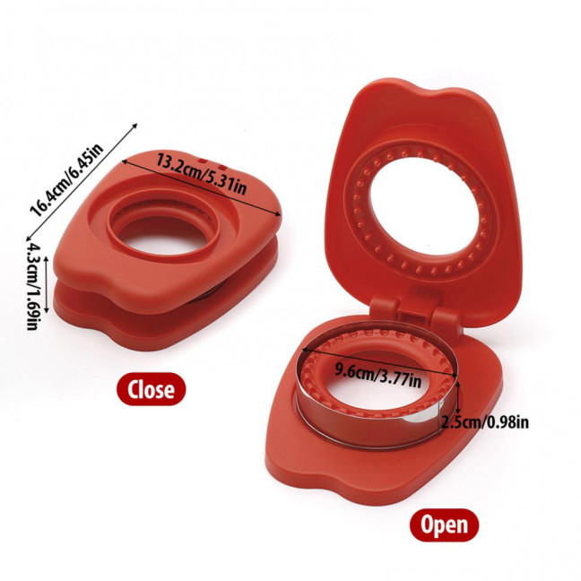 Sandwich Cutter And Sealer Portable Sandwiches Maker Pocket Bread Mold Bento Box Tool for Kids Lunch 