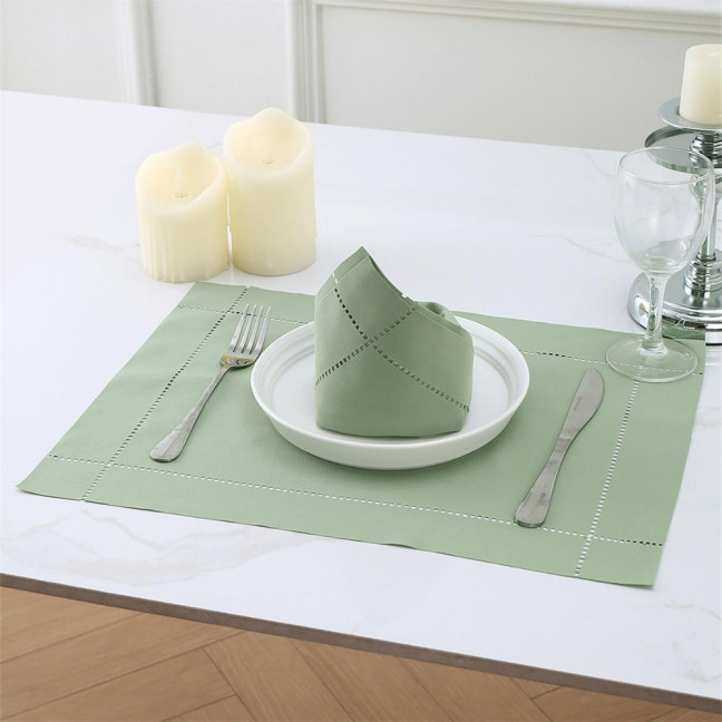 Napkin Cloth Hollow Design Lace Trim Reusable Fabric Wear-Resistant Napkin Fabric Hotel Banquets Weddings Napkin Cloth