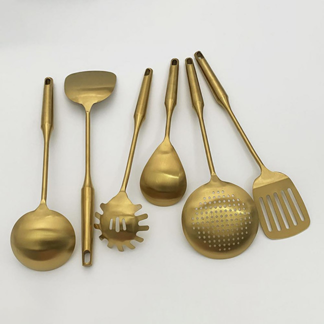 Stainless Steel Soup Ladle Large Spatula Set Kitchen Utensils Cooking Trowel Kitchenware Gift for Chefs Cooking Enthusiasts