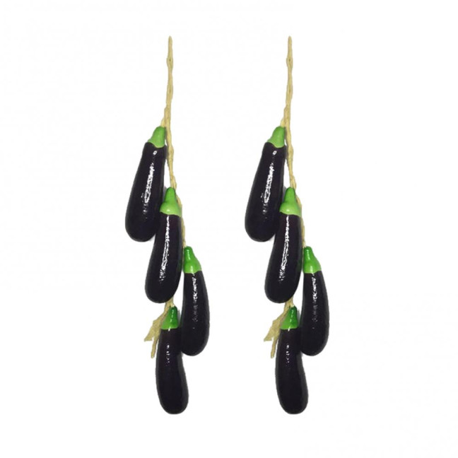 Artificial Vegetables String Simulated Vegetable Garland Realistic Decorative Fake Veggies for Home Farmhouse Kitchen Farm Party Wall Decoration Photography Props 