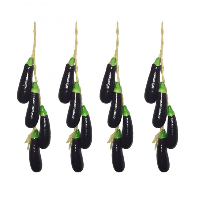 Artificial Vegetables String Simulated Vegetable Garland Realistic Decorative Fake Veggies for Home Farmhouse Kitchen Farm Party Wall Decoration Photography Props 