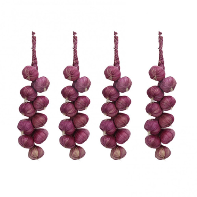 Artificial Vegetables String Simulated Vegetable Garland Realistic Decorative Fake Veggies for Home Farmhouse Kitchen Farm Party Wall Decoration Photography Props 