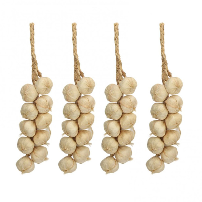 Artificial Vegetables String Simulated Vegetable Garland Realistic Decorative Fake Veggies for Home Farmhouse Kitchen Farm Party Wall Decoration Photography Props 