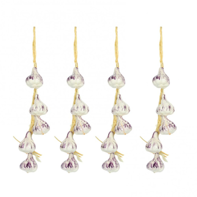 Artificial Vegetables String Simulated Vegetable Garland Realistic Decorative Fake Veggies for Home Farmhouse Kitchen Farm Party Wall Decoration Photography Props 