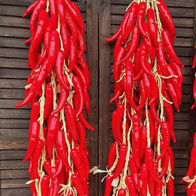 Artificial Vegetables String Simulated Vegetable Garland Realistic Decorative Fake Veggies for Home Farmhouse Kitchen Farm Party Wall Decoration Photography Props 