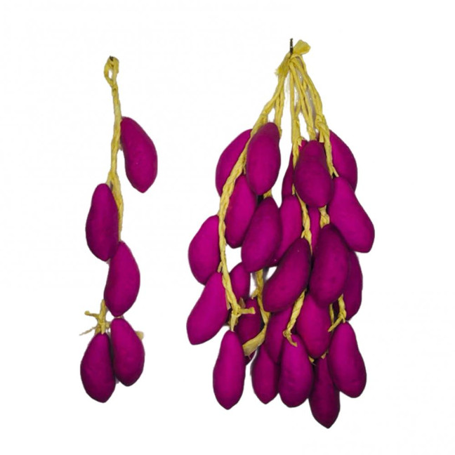 Artificial Vegetables String Simulated Vegetable Garland Realistic Decorative Fake Veggies for Home Farmhouse Kitchen Farm Party Wall Decoration Photography Props 