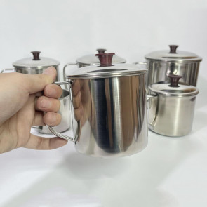 Stainless Steel Cup with Lid Camping Coffee Mug Insulated Tea Cup for Travel Shatterproof Metal Juice Mug