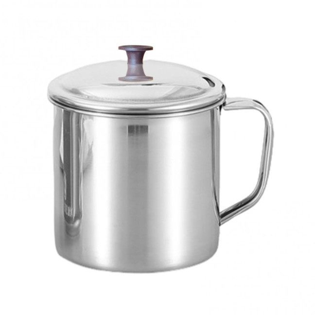 Stainless Steel Cup with Lid Camping Coffee Mug Insulated Tea Cup for Travel Shatterproof Metal Juice Mug
