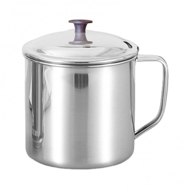 Stainless Steel Cup with Lid Camping Coffee Mug Insulated Tea Cup for Travel Shatterproof Metal Juice Mug