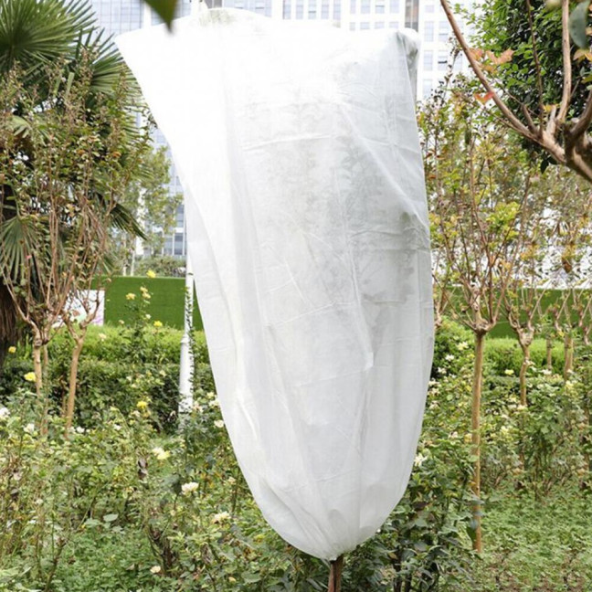 Winter Plant Cover Breathable Freeze Protection Pouch Reusable Frost Blanket with Zipper Drawstring for Outdoor Potted Plants Shrub Winter Plant Cover Breathable Freeze Protection Pouch Reusable Frost Blanket with Zipper Drawstring for Outdoor Potted Plants Shrub