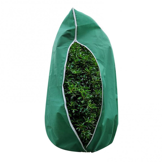 Winter Plant Cover Breathable Freeze Protection Pouch Reusable Frost Blanket with Zipper Drawstring for Outdoor Potted Plants Shrub Winter Plant Cover Breathable Freeze Protection Pouch Reusable Frost Blanket with Zipper Drawstring for Outdoor Potted Plants Shrub