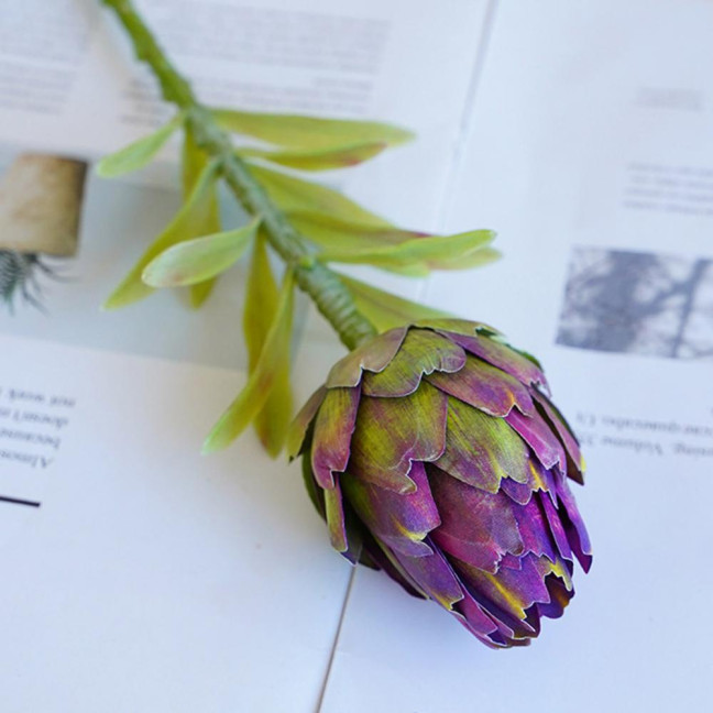 Artificial Artichokes Realistic Fake Protea Cynaroides Home Wedding Party Table Centerpiece Floral Arrangement Indoor Outdoor Faux Flower Decoration Artificial Artichokes Realistic Fake Protea Cynaroides Home Wedding Party Table Centerpiece Floral Arrangement Indoor Outdoor Faux Flower Decoration
