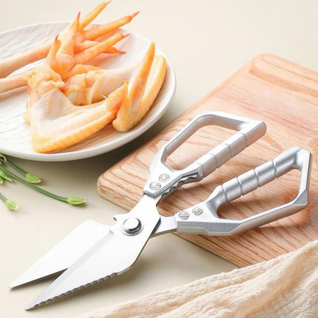 Kitchen Shears Sharp Chicken Bone Scissors Stainless Steel Chef Shears Heavy Duty Cutting Fish Meat Poultry Tools