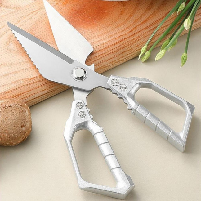 Kitchen Shears Sharp Chicken Bone Scissors Stainless Steel Chef Shears Heavy Duty Cutting Fish Meat Poultry Tools