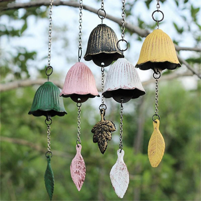 Japanese Bless Wind Chime Cast Iron Outdoor Small Wind Chime Retro Garden Hanging Wind Bell for Good Luck Patio Balcony Decoration Japanese Bless Wind Chime Cast Iron Outdoor Small Wind Chime Retro Garden Hanging Wind Bell for Good Luck Patio Balcony Decoration
