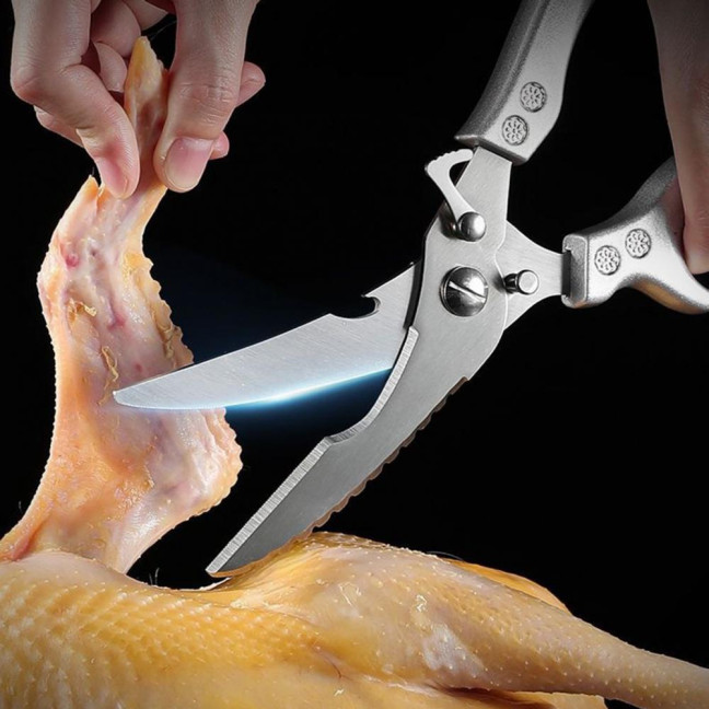 Kitchen Scissors Heavy Duty Poultry Shears with Safety Lock Stainless Steel Blades Meat Fish Vegetables Cutting Shears Kitchen Scissors Heavy Duty Poultry Shears with Safety Lock Stainless Steel Blades Meat Fish Vegetables Cutting Shears