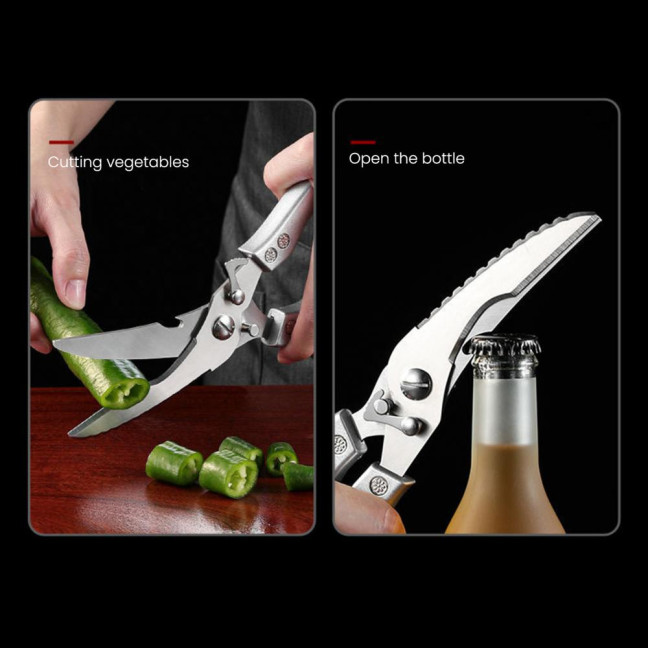 Kitchen Scissors Heavy Duty Poultry Shears with Safety Lock Stainless Steel Blades Meat Fish Vegetables Cutting Shears Kitchen Scissors Heavy Duty Poultry Shears with Safety Lock Stainless Steel Blades Meat Fish Vegetables Cutting Shears