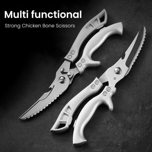 Kitchen Scissors Heavy Duty Poultry Shears with Safety Lock Stainless Steel Blades Meat Fish Vegetables Cutting Shears Kitchen Scissors Heavy Duty Poultry Shears with Safety Lock Stainless Steel Blades Meat Fish Vegetables Cutting Shears