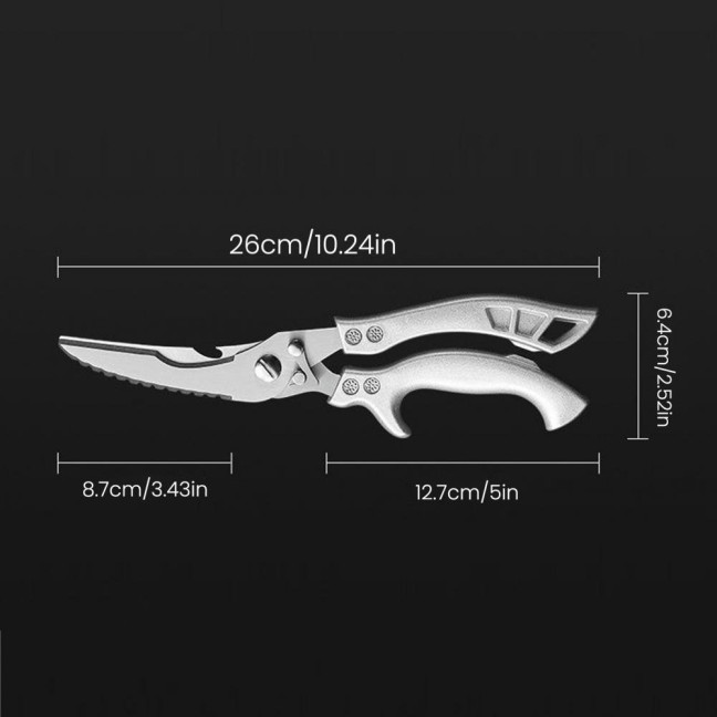 Kitchen Scissors Heavy Duty Poultry Shears with Safety Lock Stainless Steel Blades Meat Fish Vegetables Cutting Shears Kitchen Scissors Heavy Duty Poultry Shears with Safety Lock Stainless Steel Blades Meat Fish Vegetables Cutting Shears