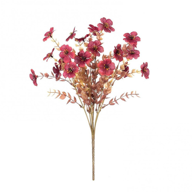 Fall Artificial Violet Flower UV Resistant Fake Silk Flower Home Halloween Harvest Festival Table Centerpiece Indoor Outdoor Faux Bloom Decoration 