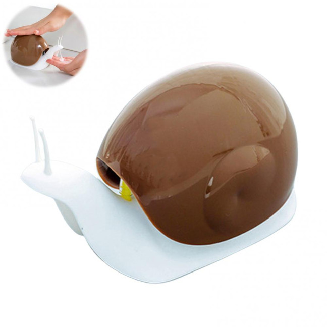 120ML Snail Liquid Soap Dispenser Shampoo Body Hand Wash Shower Gel Facial Cleanser Container Bathroom Refillable Empty Press Pump Bottle 