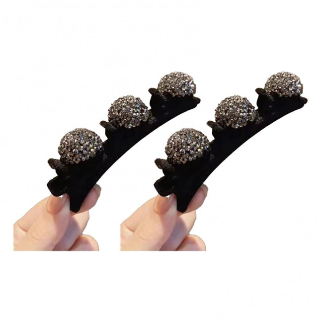 2/6Pcs Braided Hair Clips Sparkling Rhinestone Heart Decor Hair Pins Girl Faux Crystal Stone Braided Hair Accessories 2/6Pcs Braided Hair Clips Sparkling Rhinestone Heart Decor Hair Pins Girl Faux Crystal Stone Braided Hair Accessories