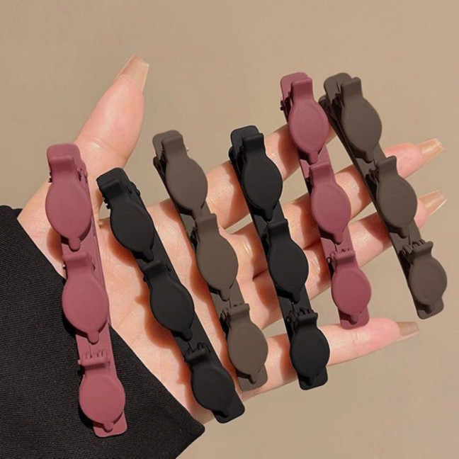 2/6Pcs Braided Hair Clips Sparkling Rhinestone Heart Decor Hair Pins Girl Faux Crystal Stone Braided Hair Accessories 2/6Pcs Braided Hair Clips Sparkling Rhinestone Heart Decor Hair Pins Girl Faux Crystal Stone Braided Hair Accessories