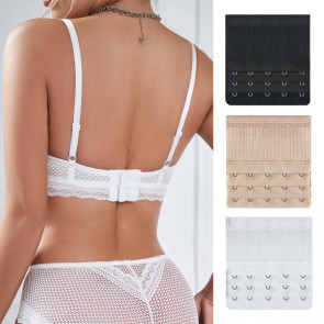 Women's Bra Extender 2 Hook/3 Hook/4 Hook/5 Hook Soft Stretchy Bra Strap Extender Elastic Extension Strap